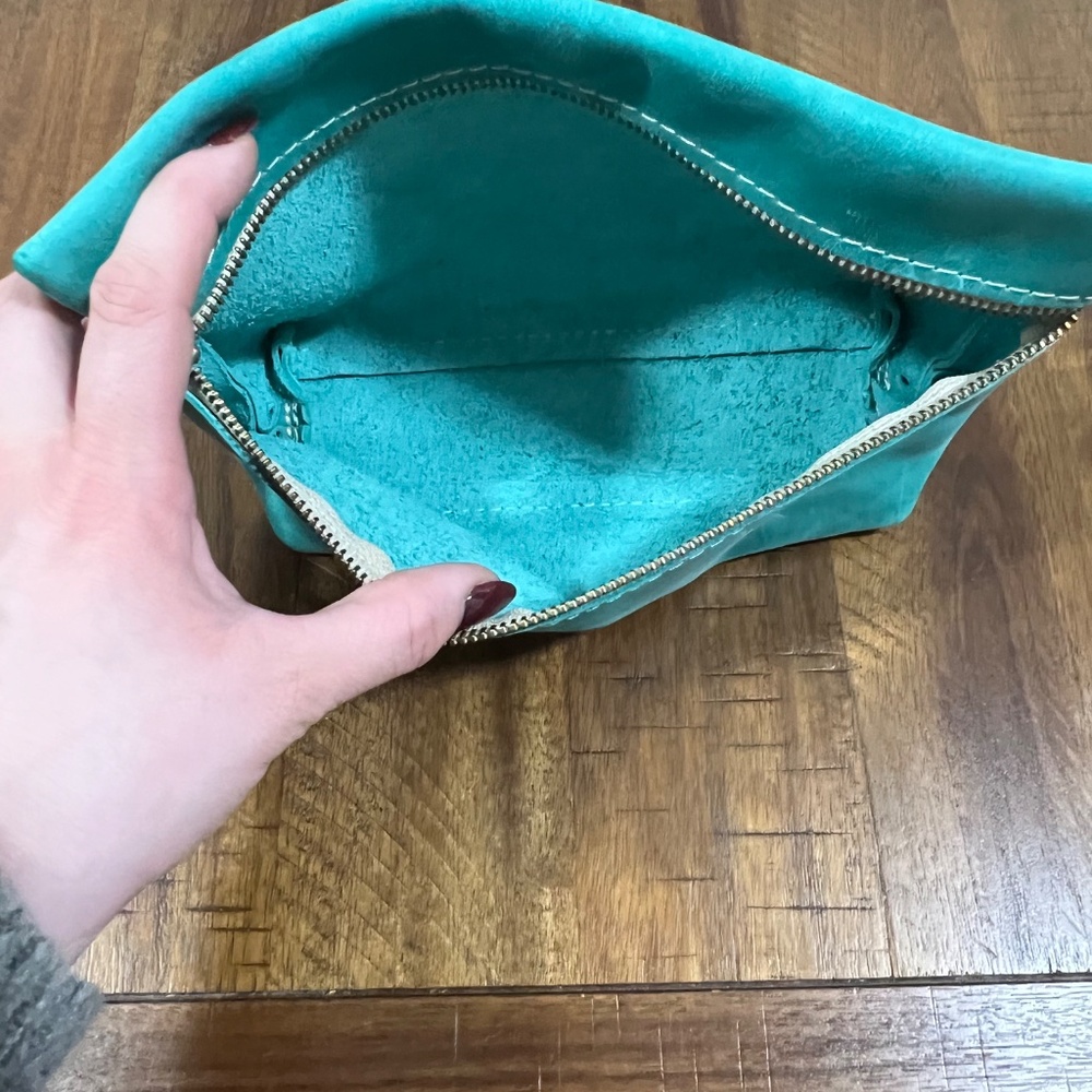 VGUC Portland Leather Goods Reef Classic Large Leather Makeup Bag - Picture 6 of 6